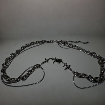 Dūhu Ink Link Chain Neck Piece