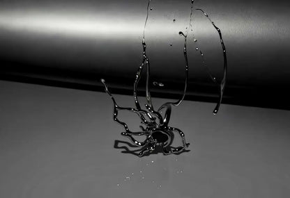 Dūhu Sterling Silver Spider Ring